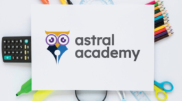 astral academy logo design by alligner